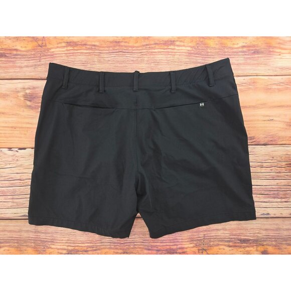 Under Armour Mens Black Golf Shorts 42 Nylon Blend - Picture 2 of 7